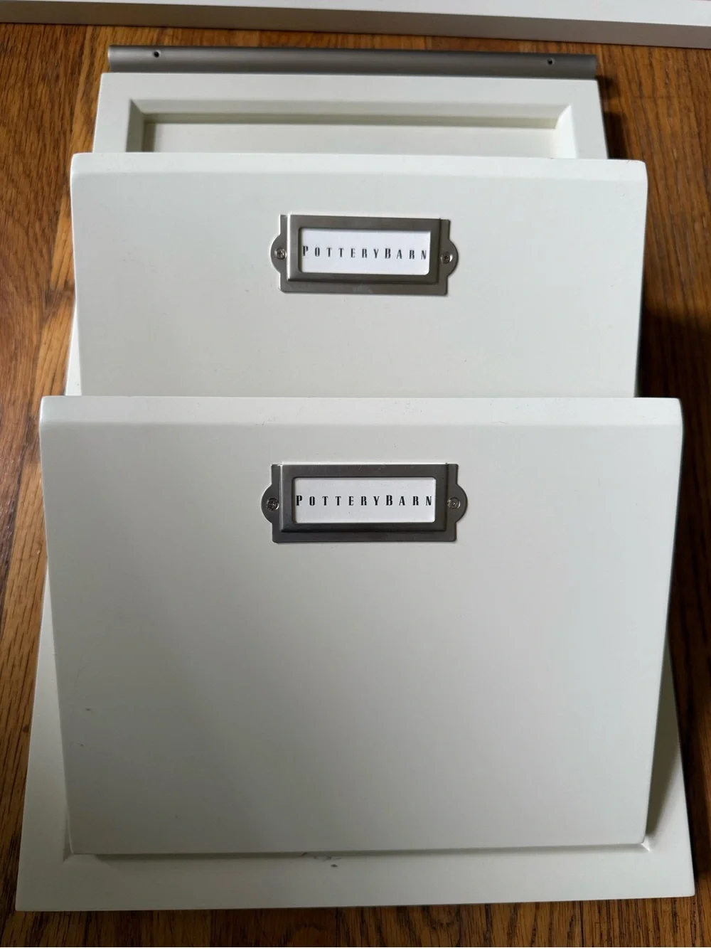 Pottery Barn Wall-Mount Mail Organizer and Grid Notice Board